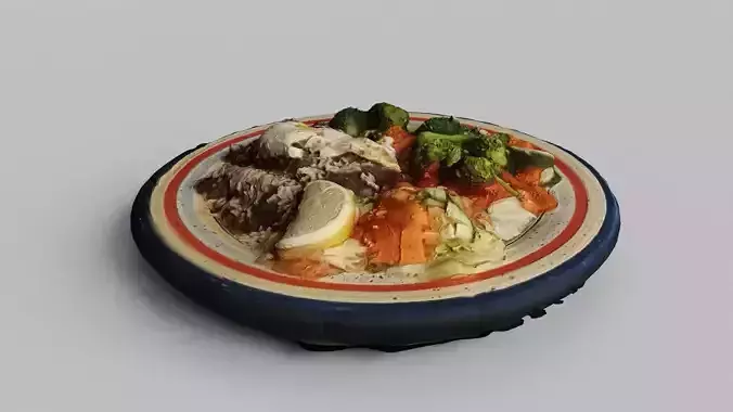 Food Casado meal 3D model