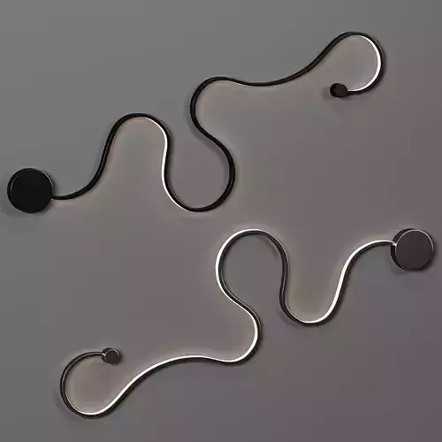 Curved Wall Sconce Light