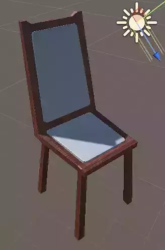 Chair from Blender oldest version 3D print model