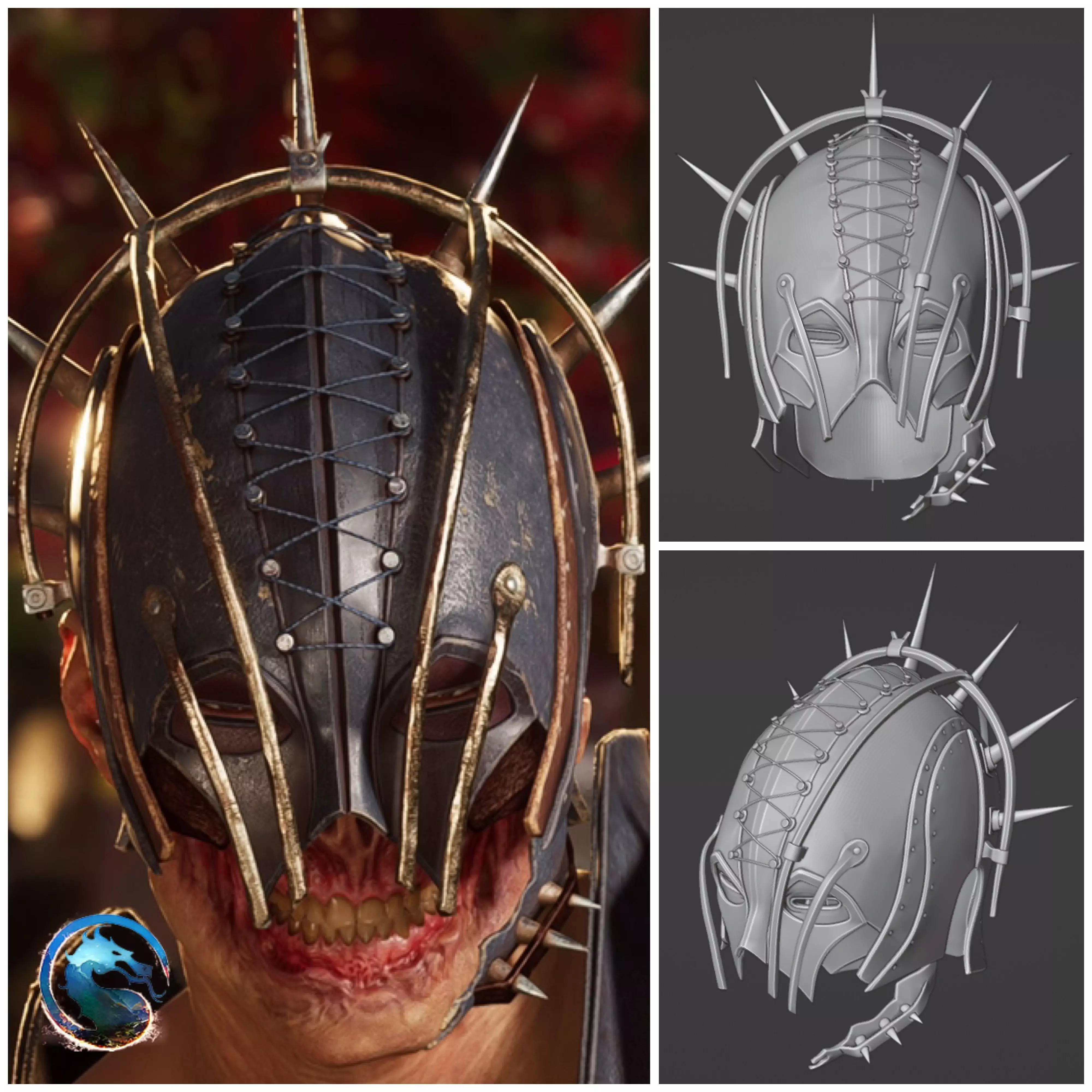 Havik helmet from MK1 - Unbonded 3D print model_0