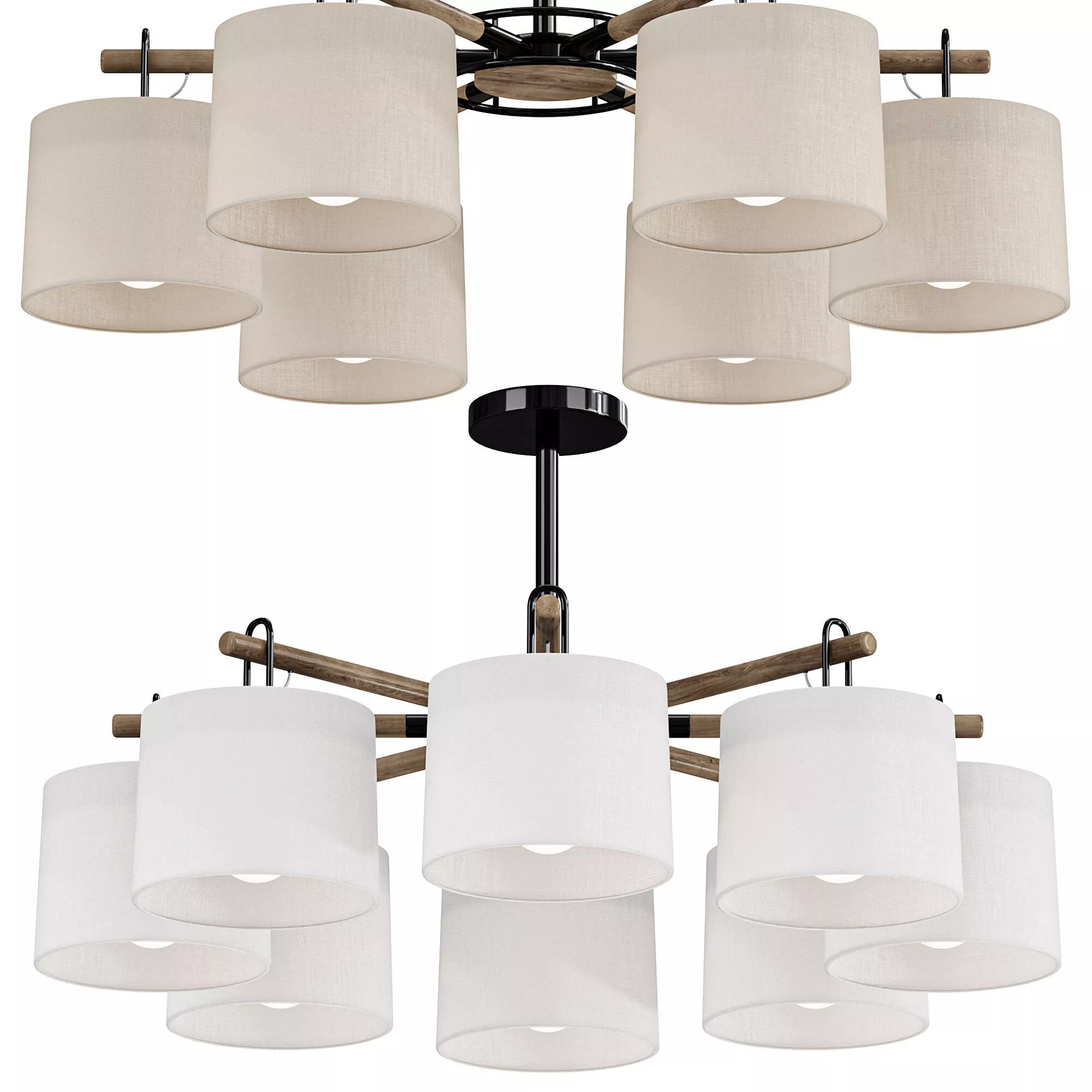 EVEN chandelier 3D model