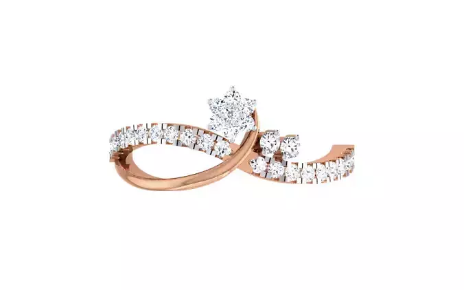 Ultra light wt Women Ring 3dm stl renders details