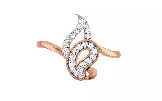 Ultra light wt Women Ring 3dm stl renders details