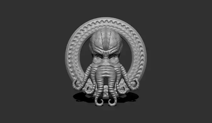 Cthulhu pendant 3D print model