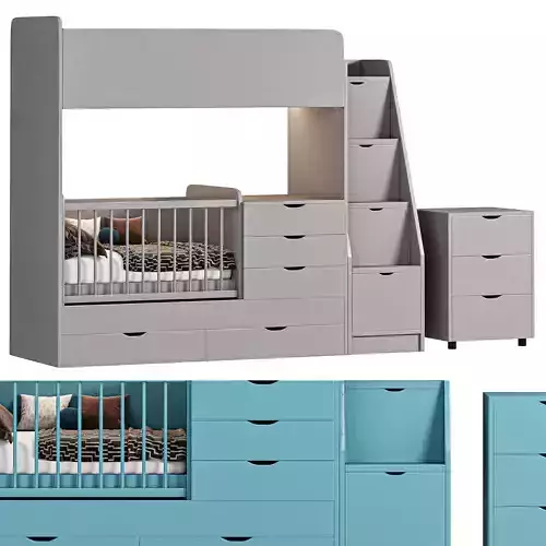 Binky DS702 bed 3D model