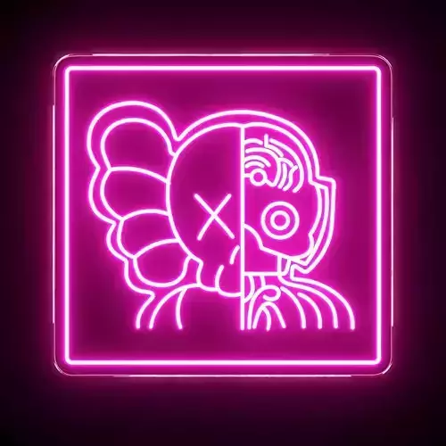 Kaws Neon Sign