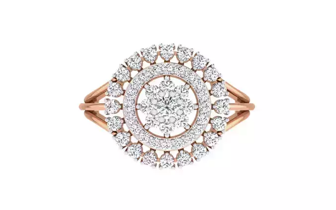 Ultra light wt Women Ring 3dm stl renders details