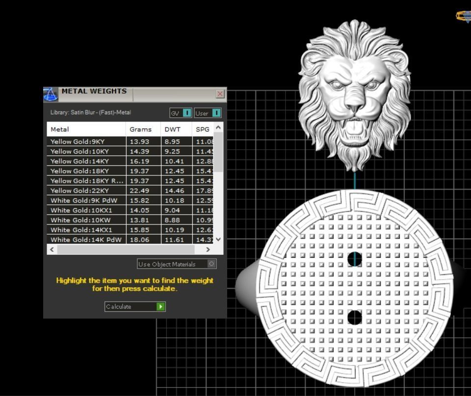 lion ring 3D print model_13