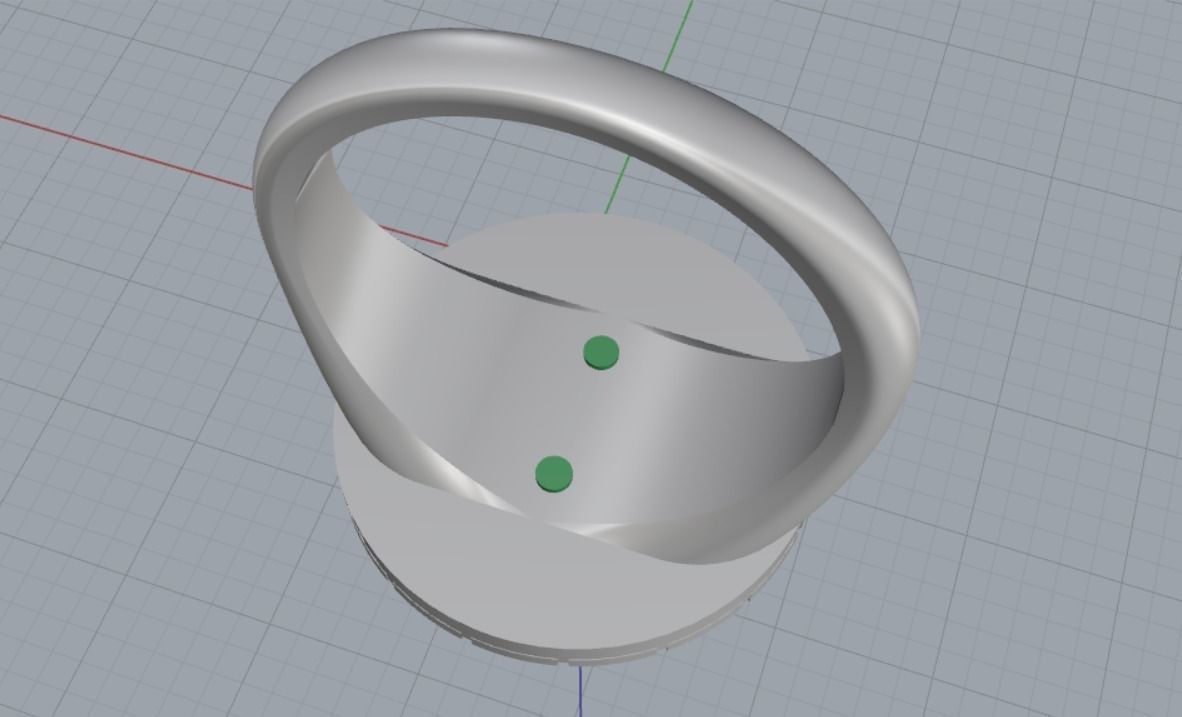 lion ring 3D print model_9