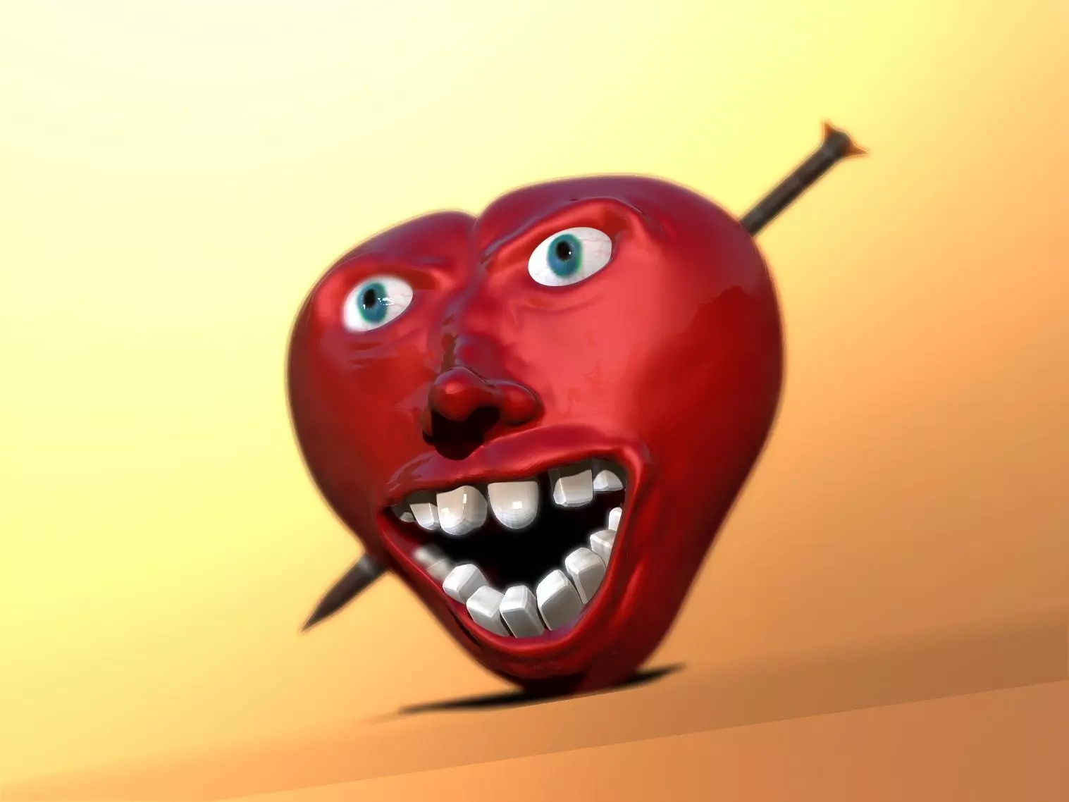 Arrow to the Heart Free 3D print model_0