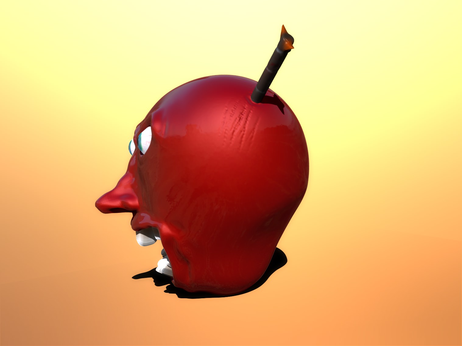 Arrow to the Heart Free 3D print model_2