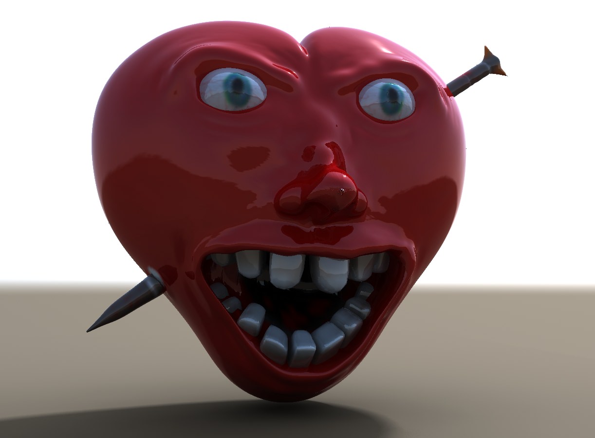 Arrow to the Heart Free 3D print model_5