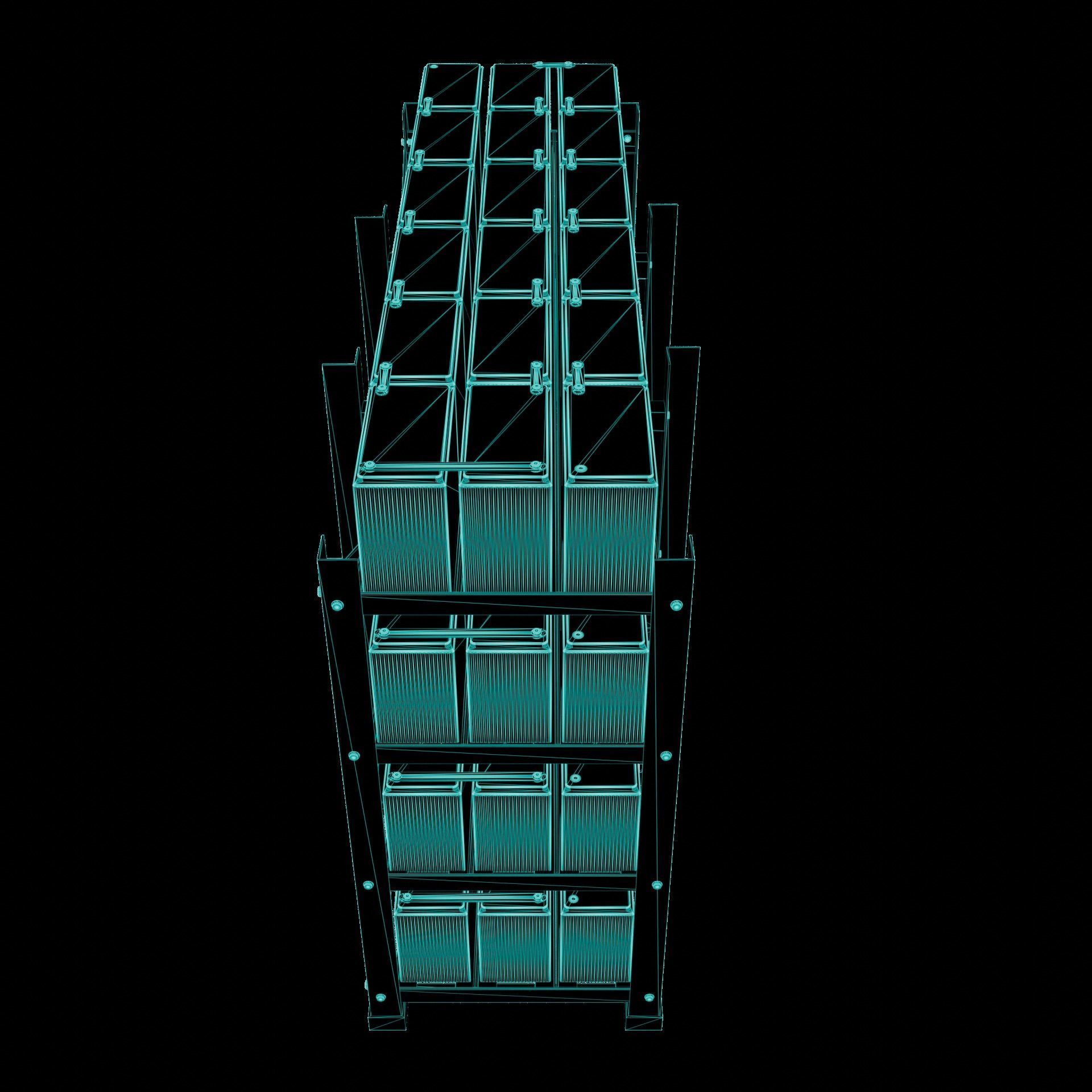 Rack With Battery - level 4 3D model_20
