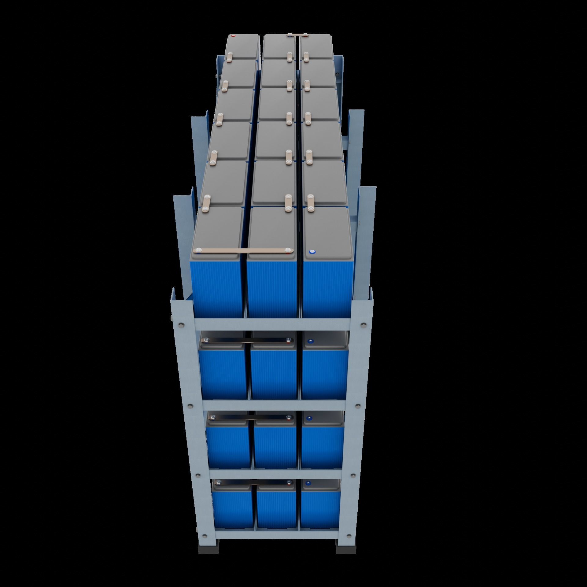 Rack With Battery - level 4 3D model_14