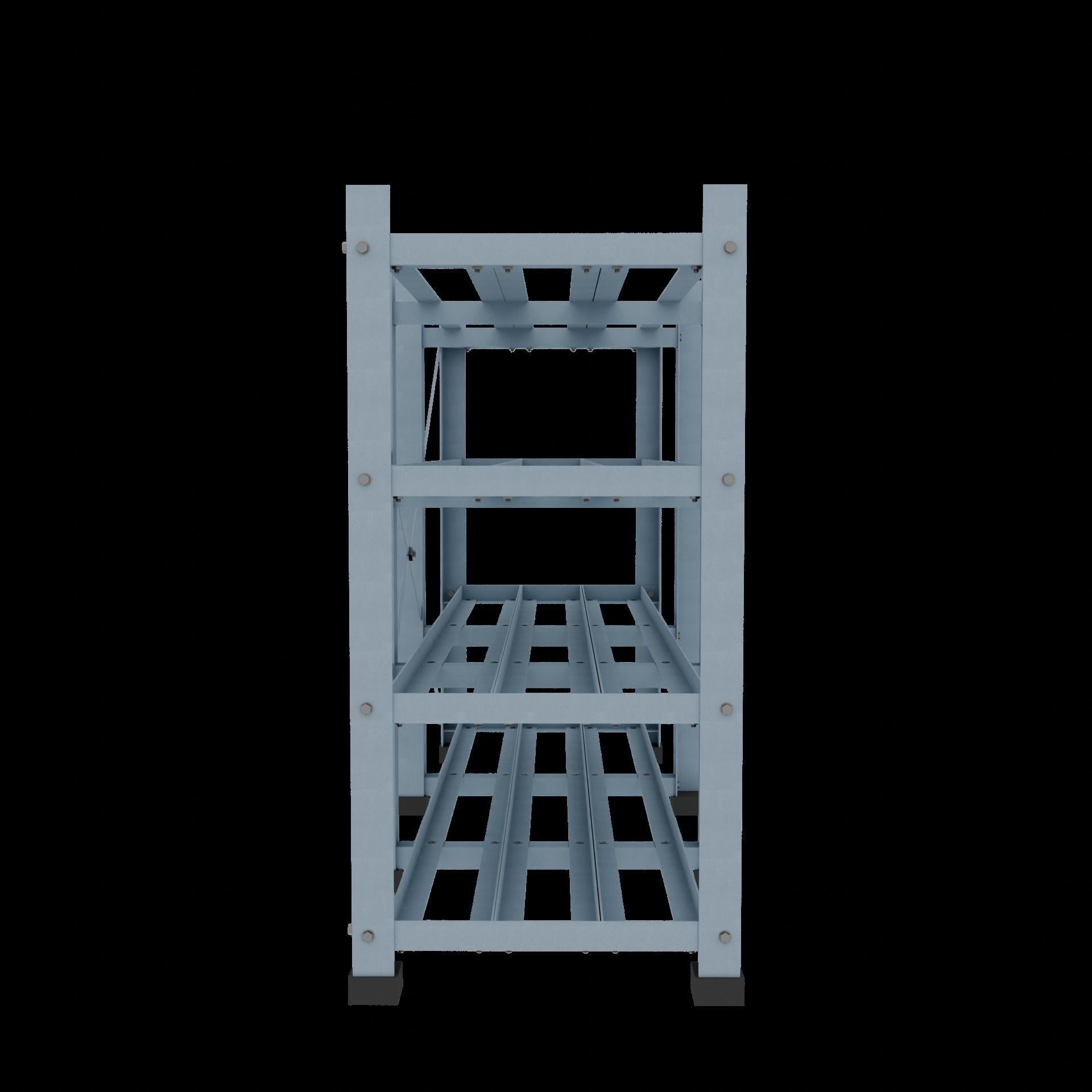 Rack With Battery - level 4 3D model_27