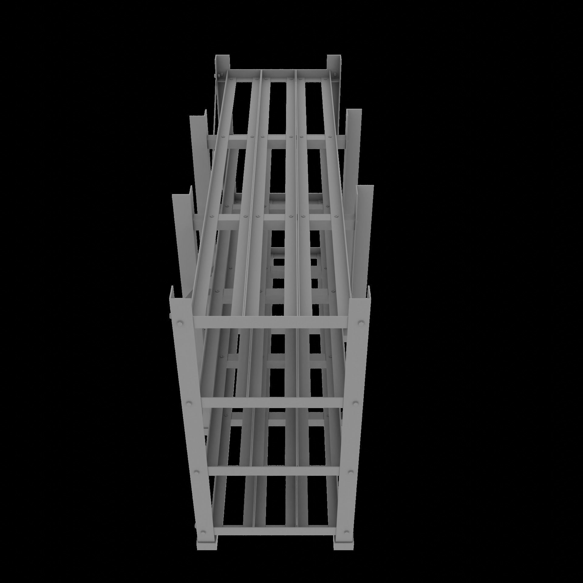 Rack With Battery - level 4 3D model_33