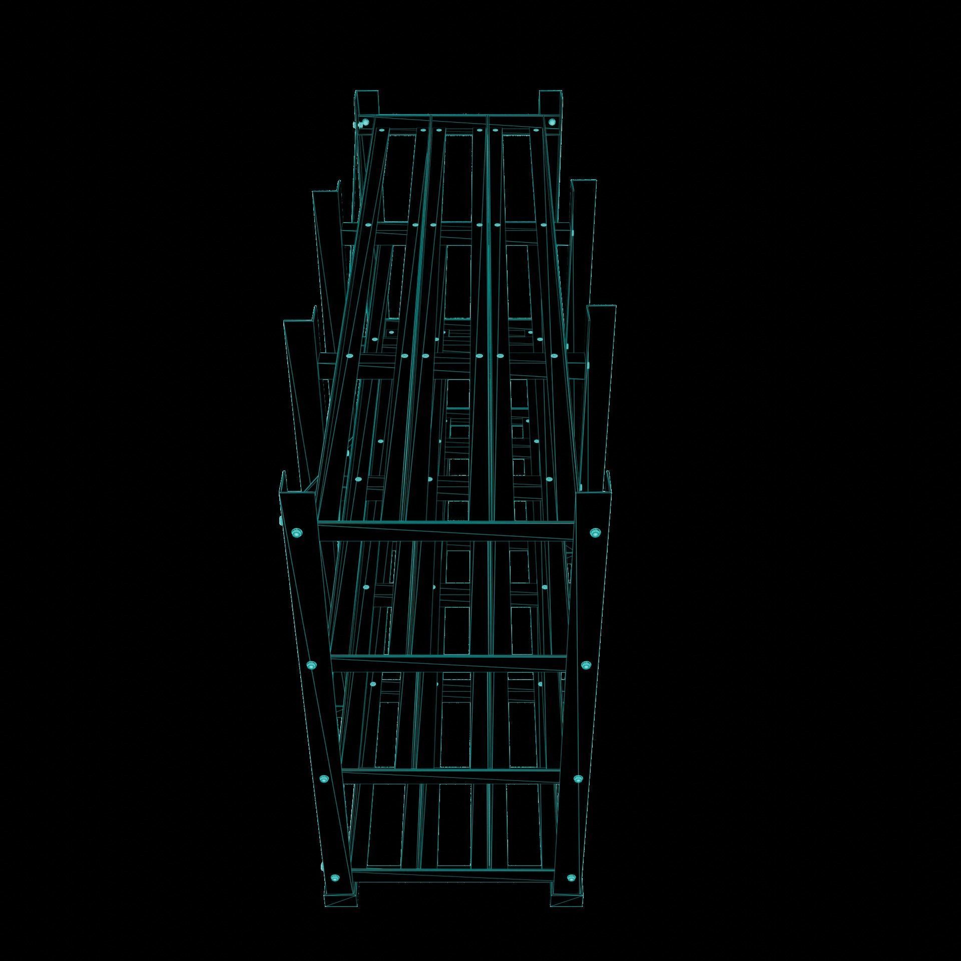 Rack With Battery - level 4 3D model_39