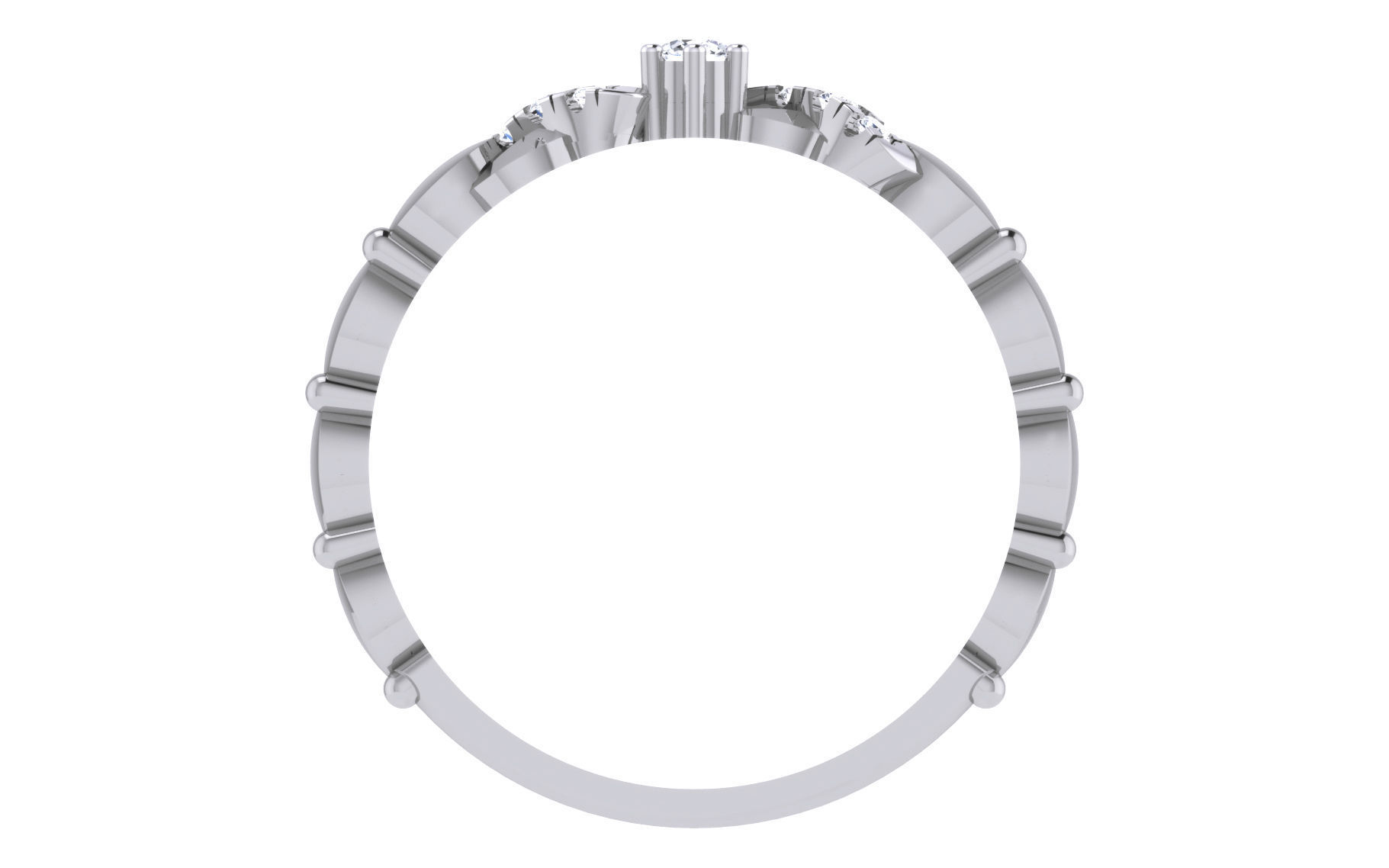 Ultra light wt Women Ring 3dm stl renders details 3D print model_10