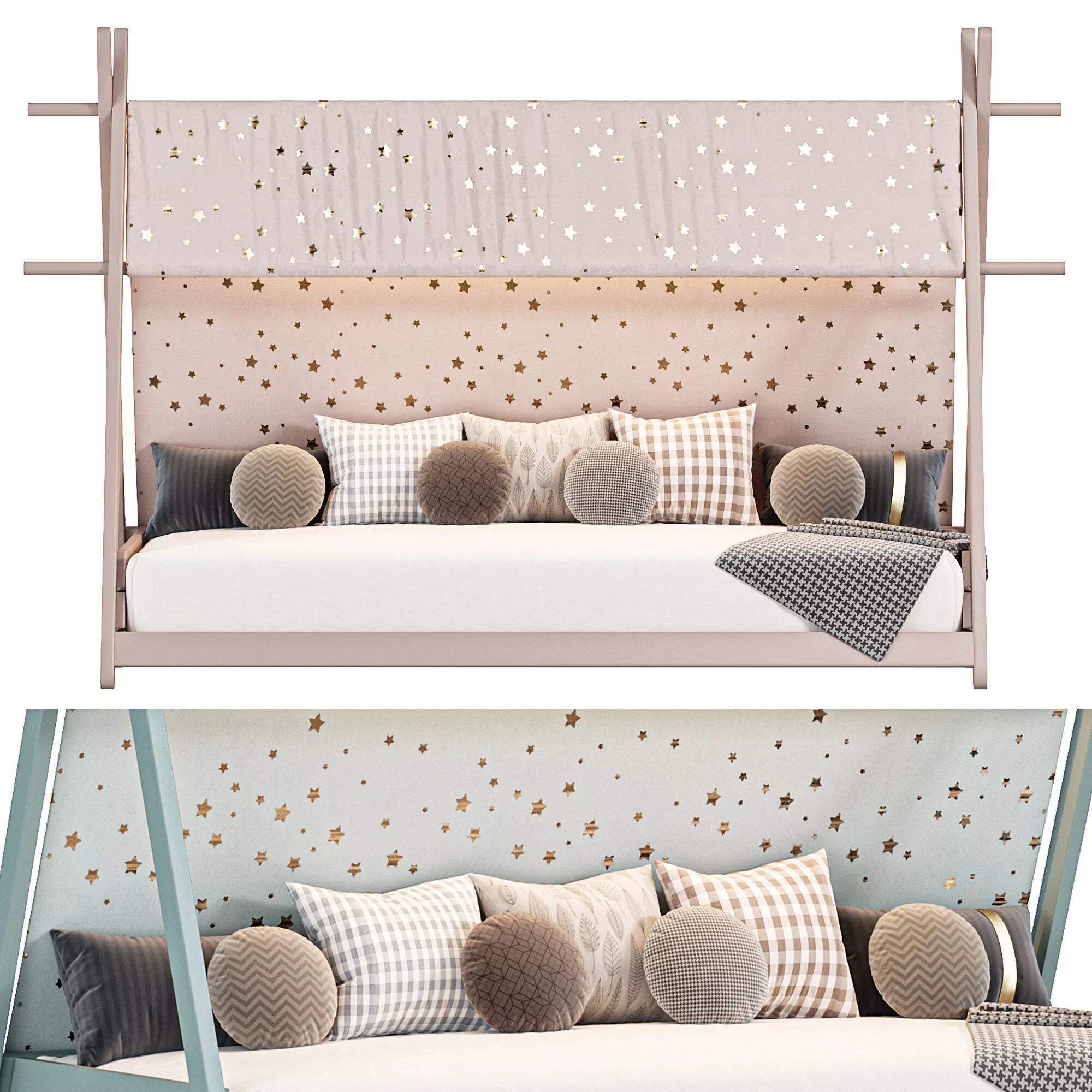 Alondra Cama Montessori Homy Bed 3D model