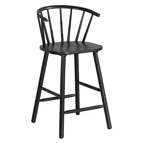 Black bar chair Rowico Carmen