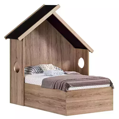 Odacix Hausbett Sultan Montessori in Vogelhausdesign