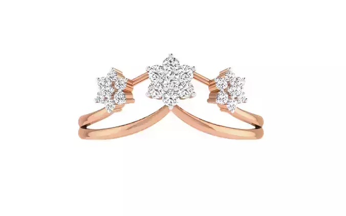 Ultra light wt Women Ring 3dm stl renders details