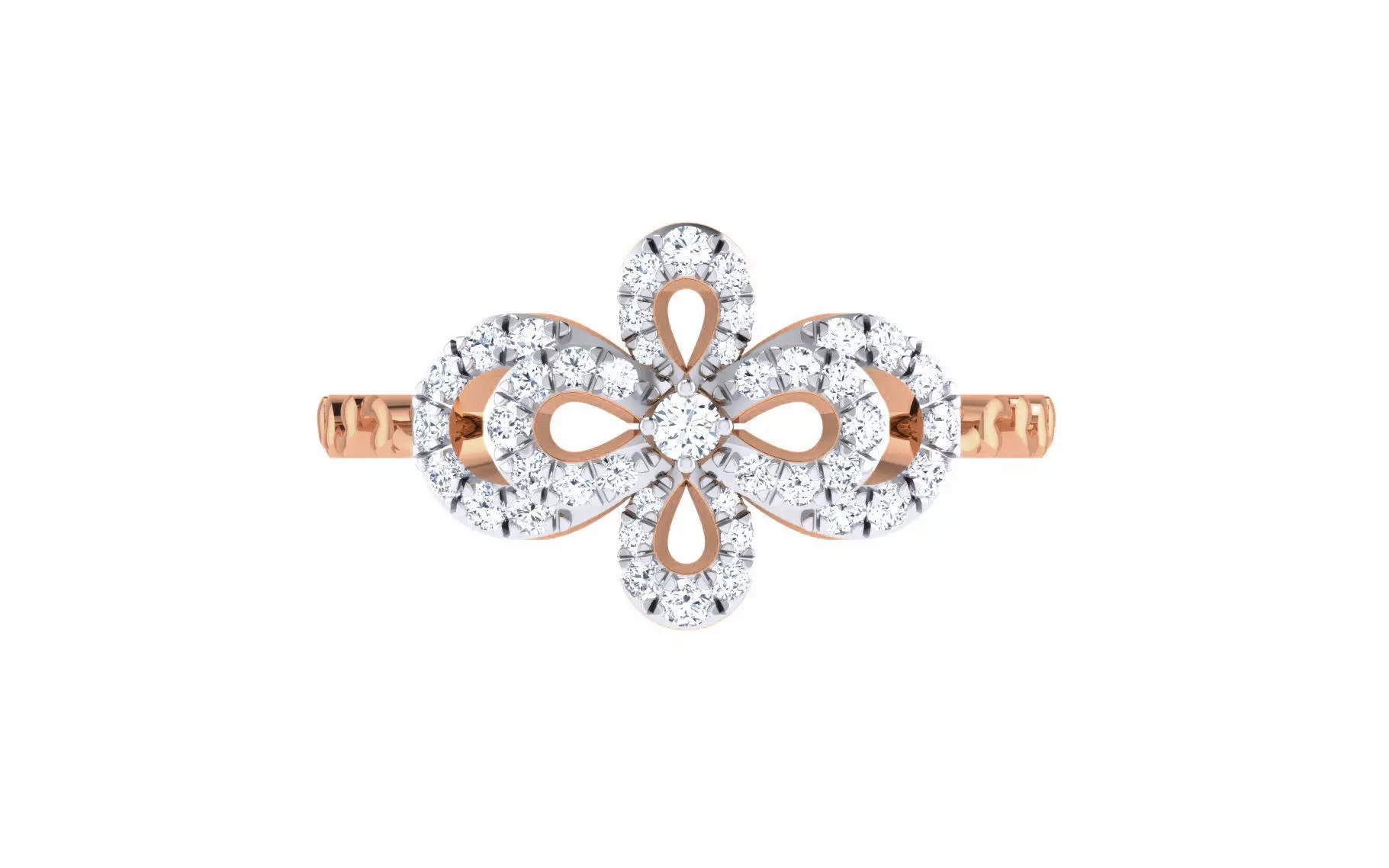 Ultra light wt Women Ring 3dm stl renders details 3D print model_0