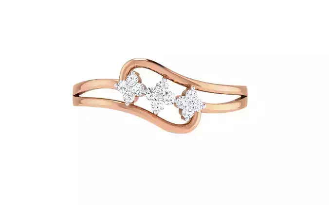 Ultra light wt Women Ring 3dm stl renders details
