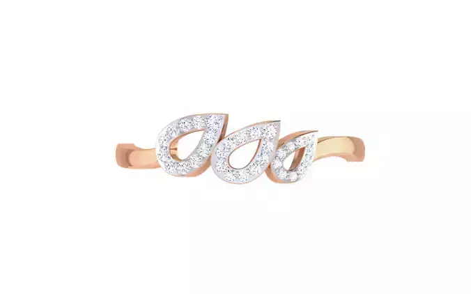 Ultra light wt Women Ring 3dm stl renders details