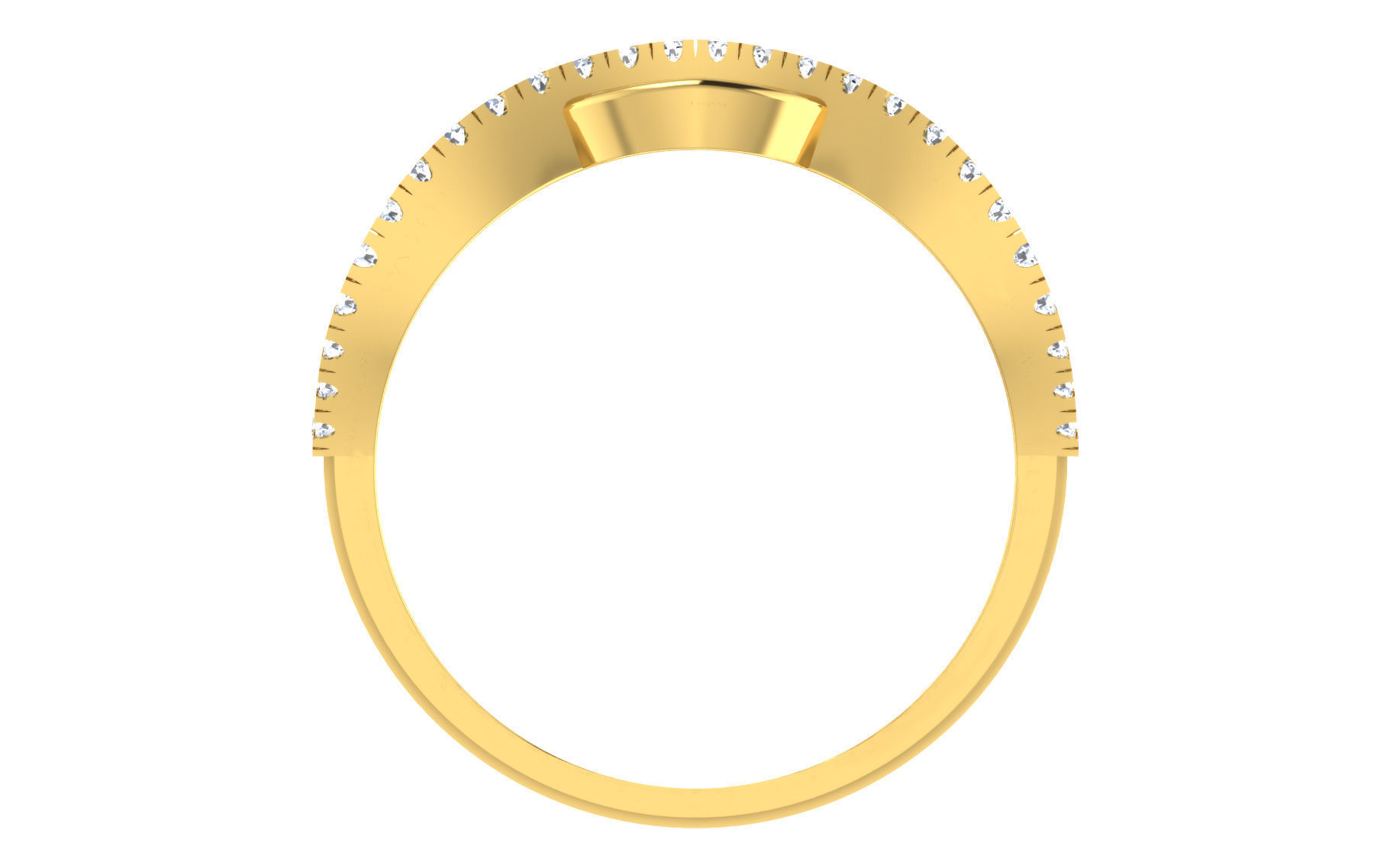 Ultra light wt Women Ring 3dm stl renders details 3D print model_12