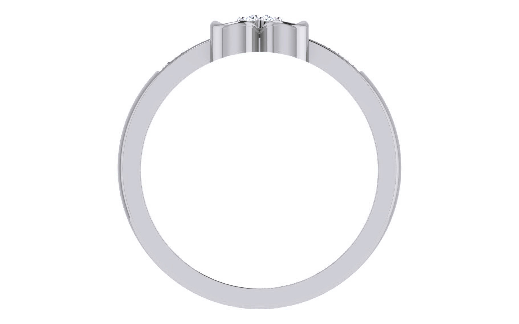 Ultra light wt Women Ring 3dm stl renders details 3D print model_8