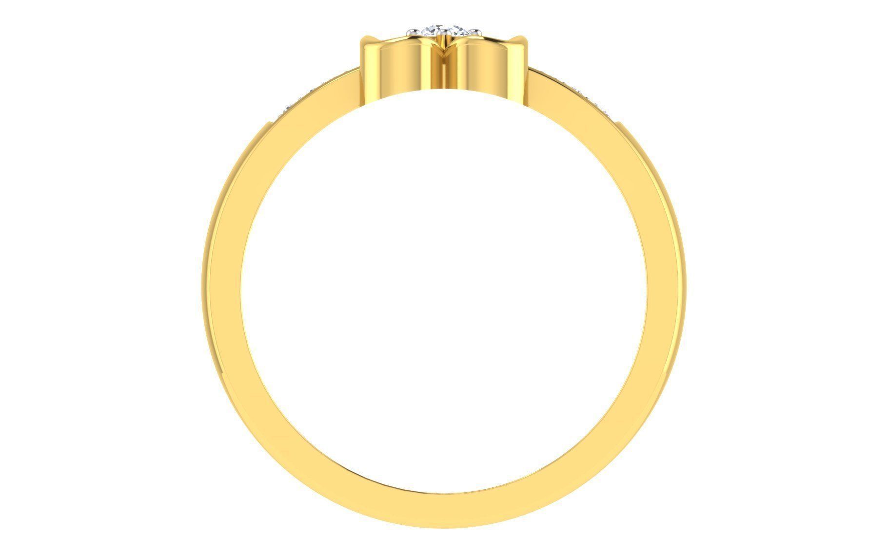 Ultra light wt Women Ring 3dm stl renders details 3D print model_7