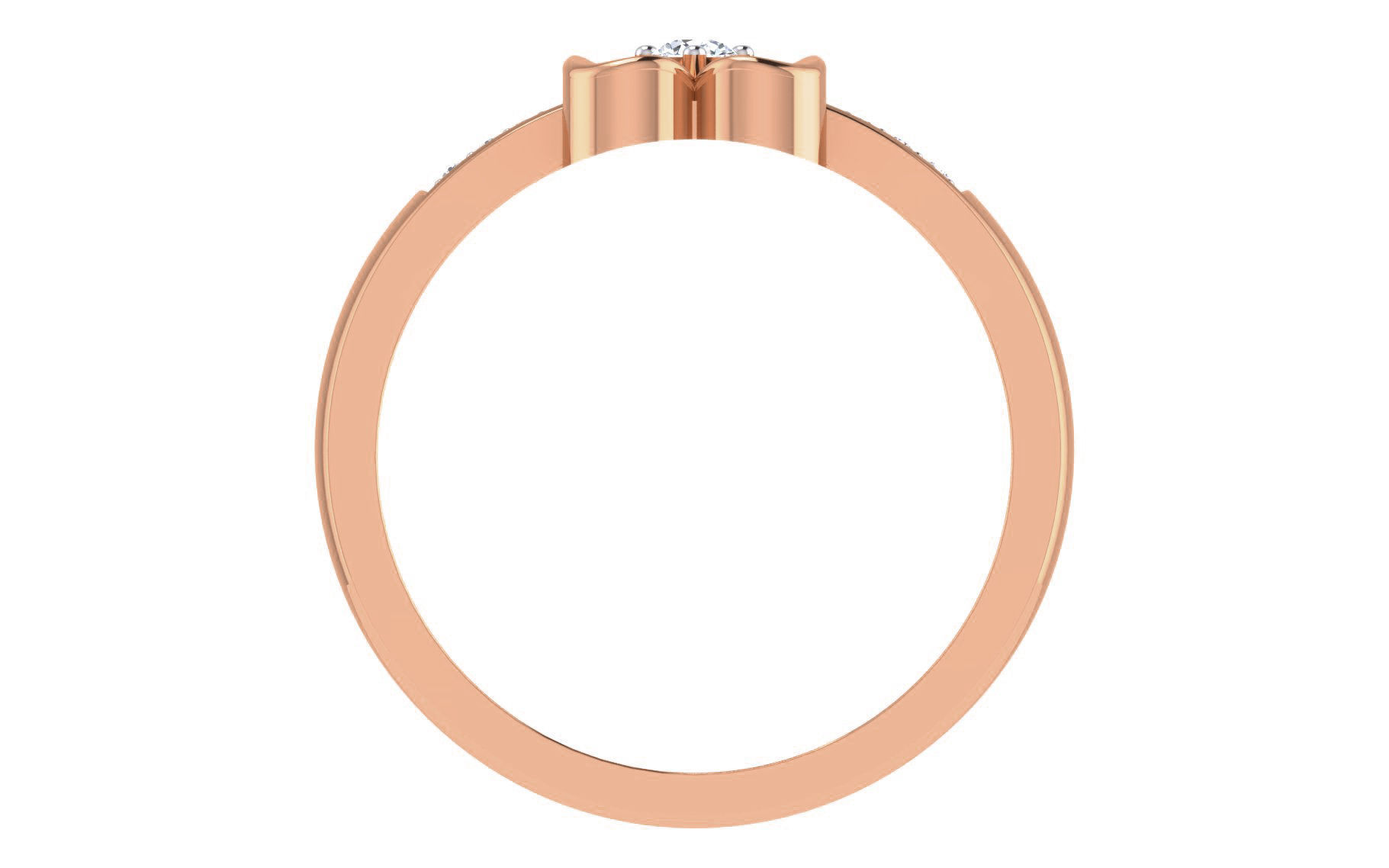 Ultra light wt Women Ring 3dm stl renders details 3D print model_9