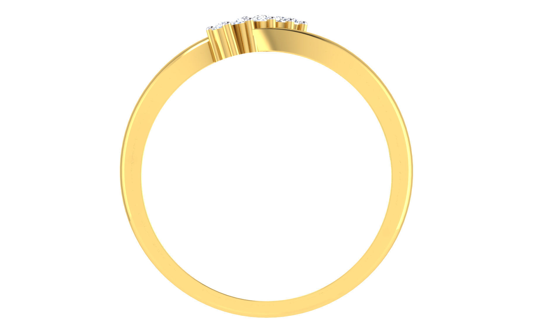 Ultra light wt Women Ring 3dm stl renders details 3D print model_2