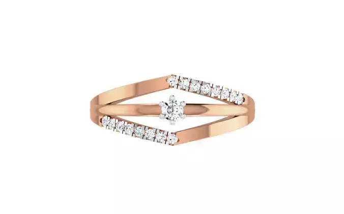 Ultra light wt Women Ring 3dm stl renders details