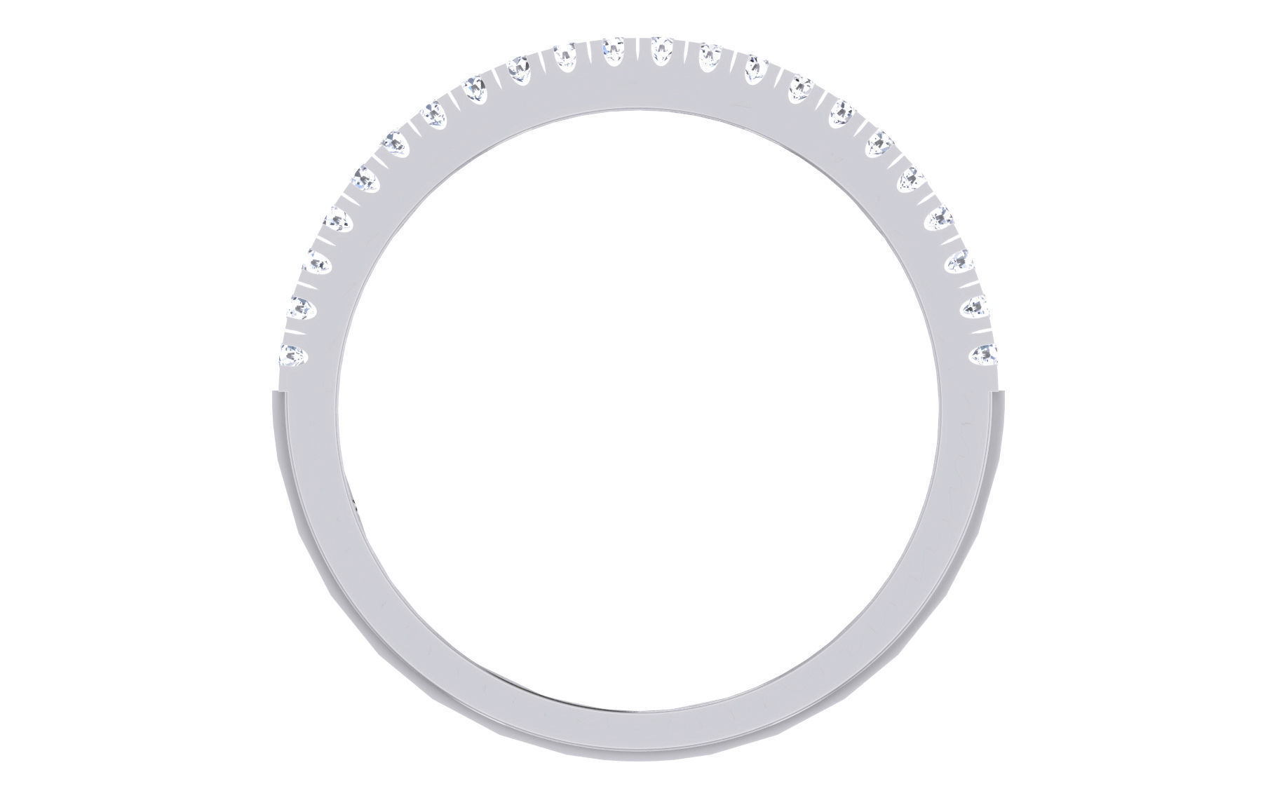 Ultra light wt Women Ring 3dm stl renders details 3D print model_5