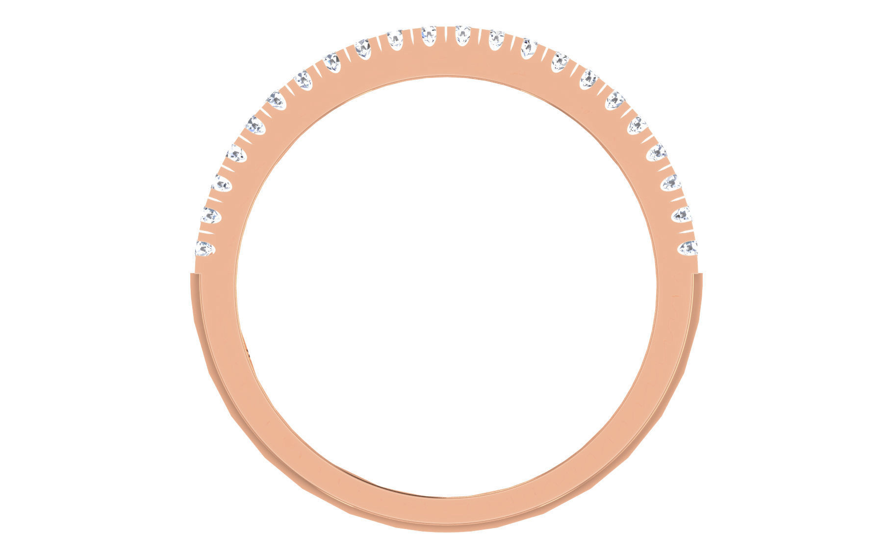 Ultra light wt Women Ring 3dm stl renders details 3D print model_11