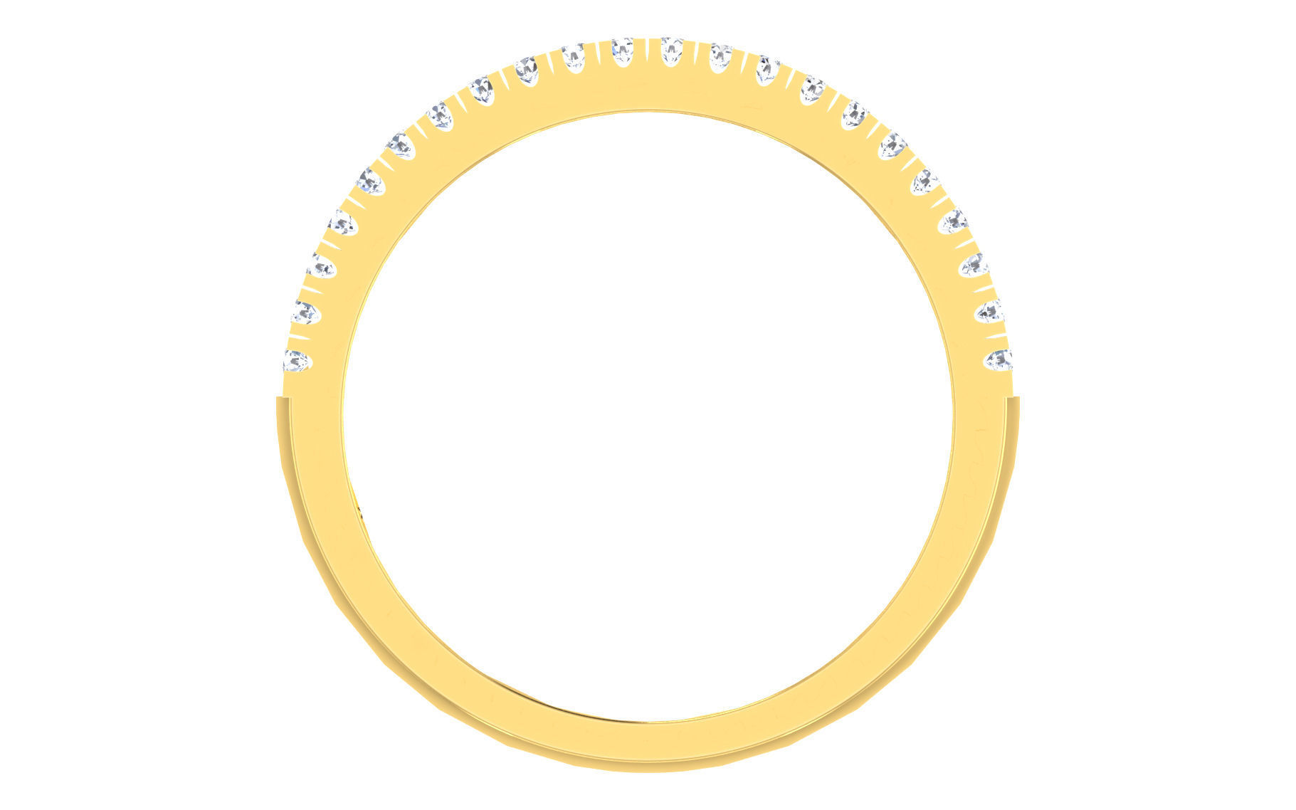 Ultra light wt Women Ring 3dm stl renders details 3D print model_4