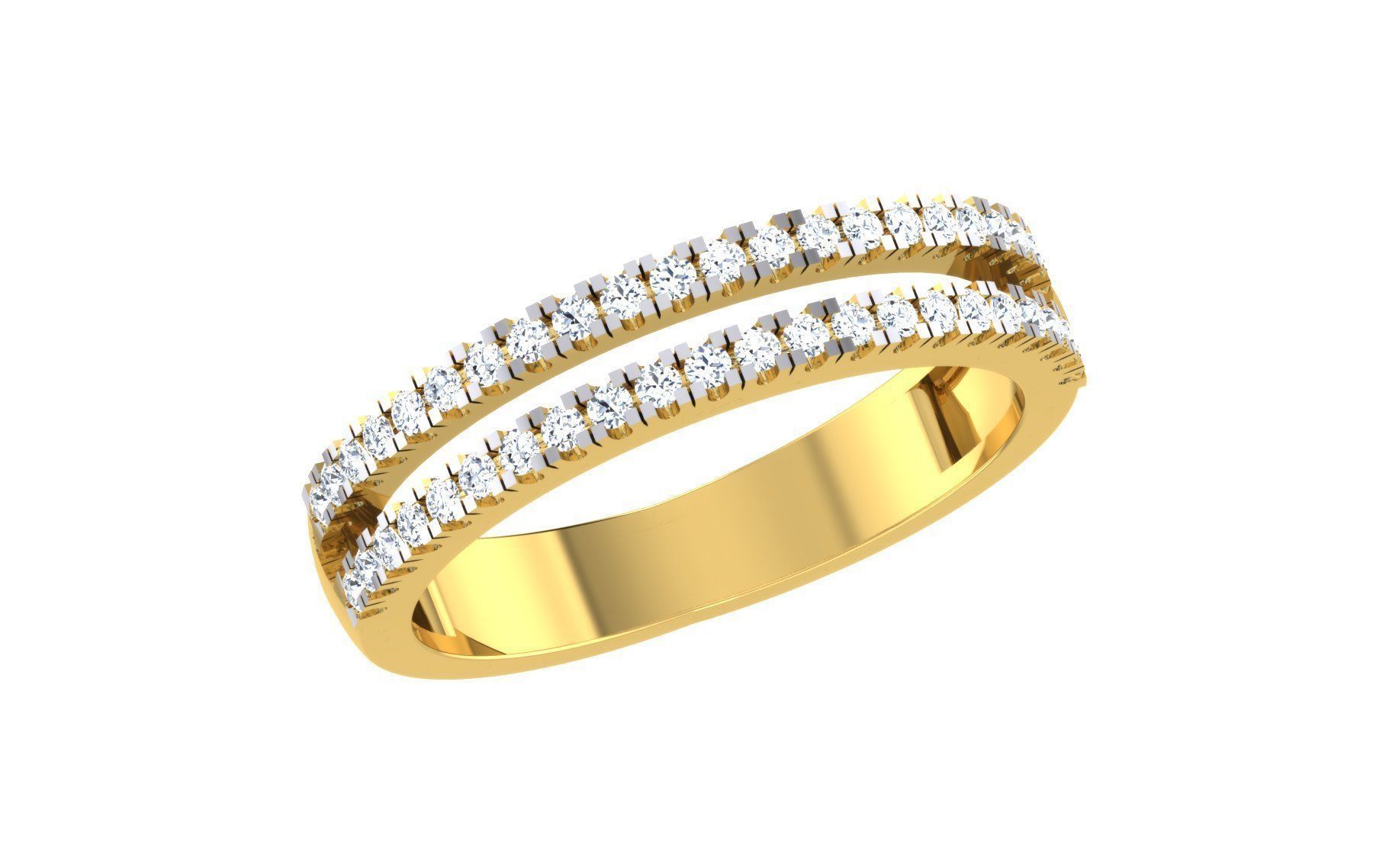 Ultra light wt Women Ring 3dm stl renders details 3D print model_12