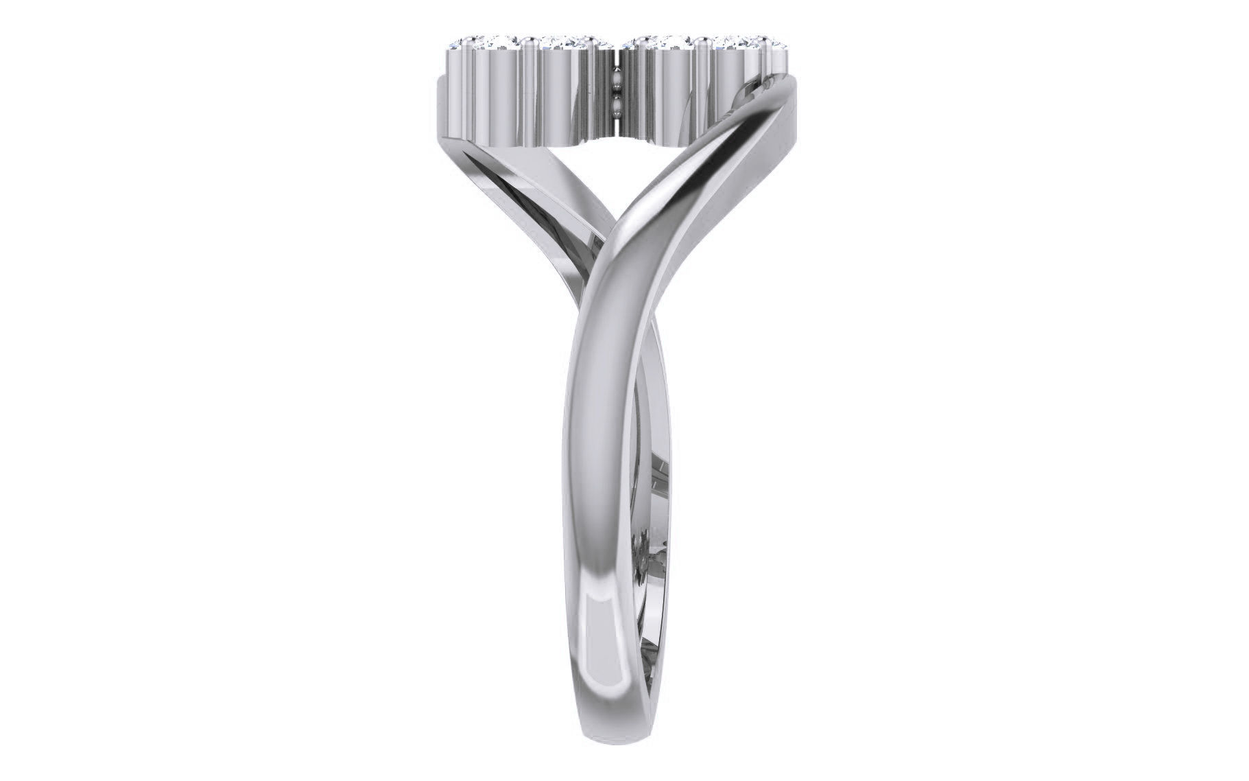 Ultra light wt Women Ring 3dm stl renders details 3D print model_5