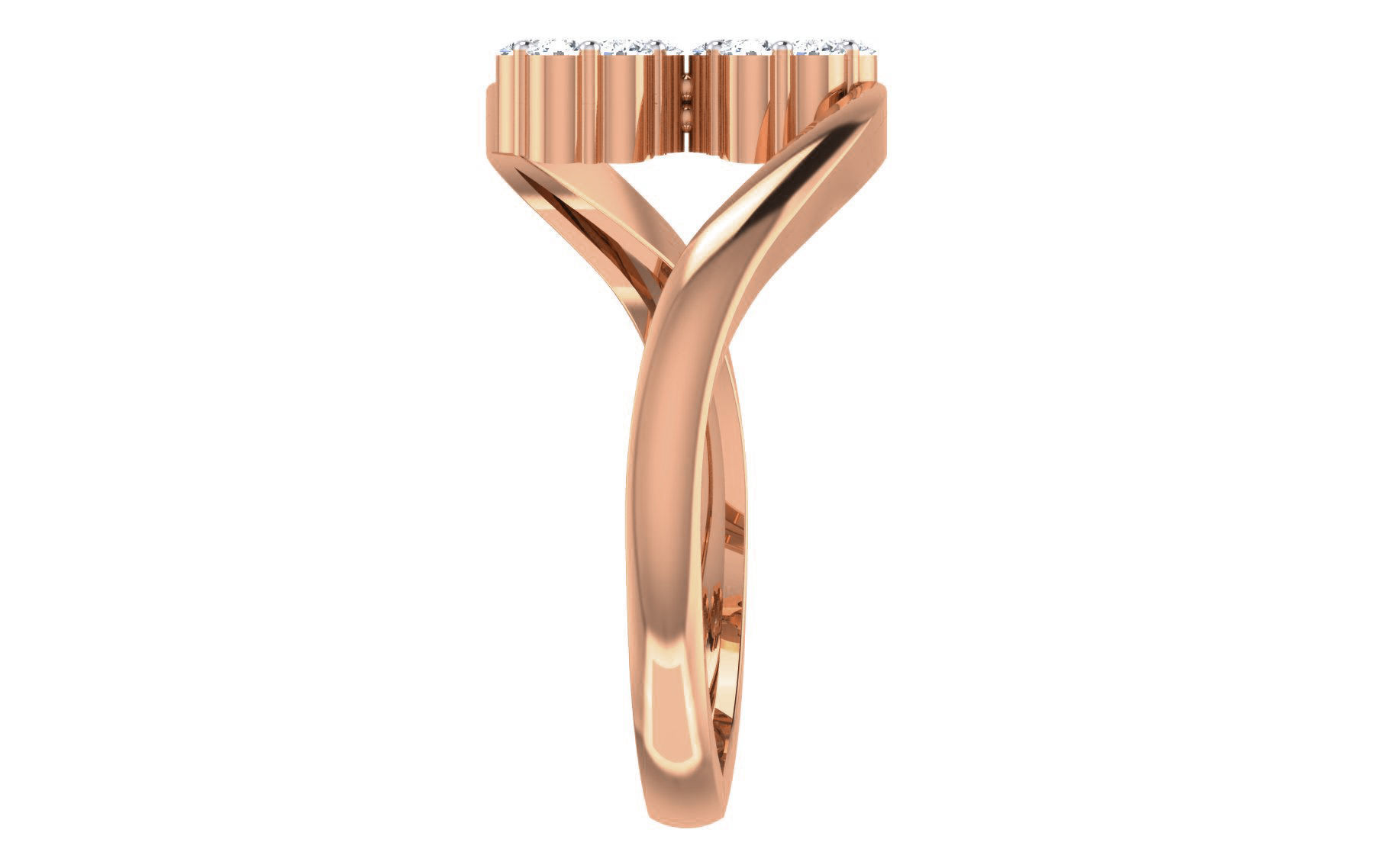 Ultra light wt Women Ring 3dm stl renders details 3D print model_7