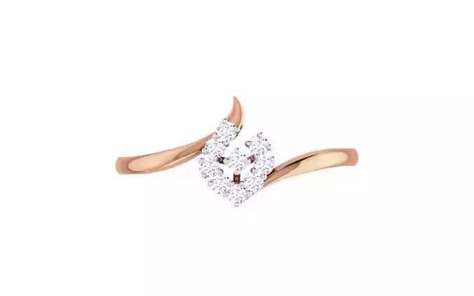 Ultra light wt Women Ring 3dm stl renders details