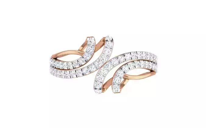Ultra light wt Women Ring 3dm stl renders details