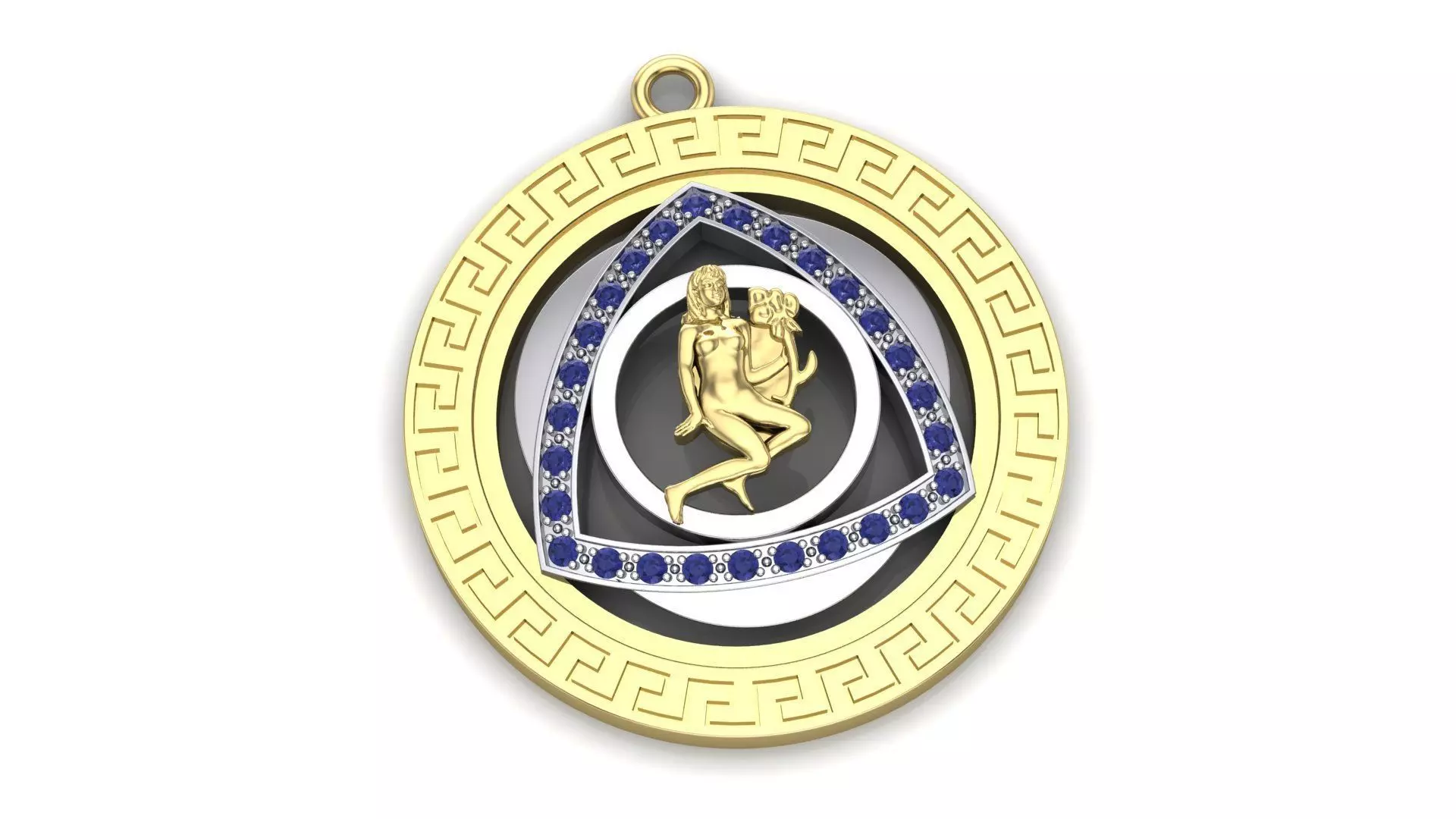 Virgo pendant 3D print model