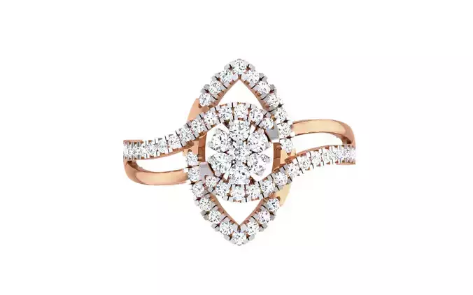 Ultra light wt Women Ring 3dm stl renders details