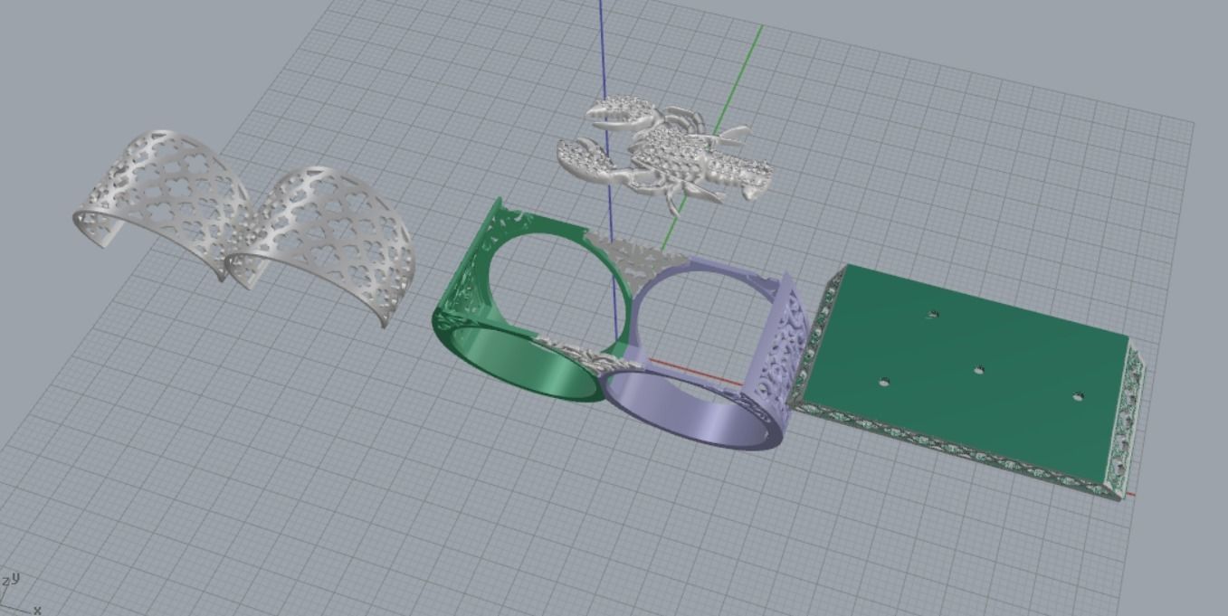cancer ring 3D print model_6