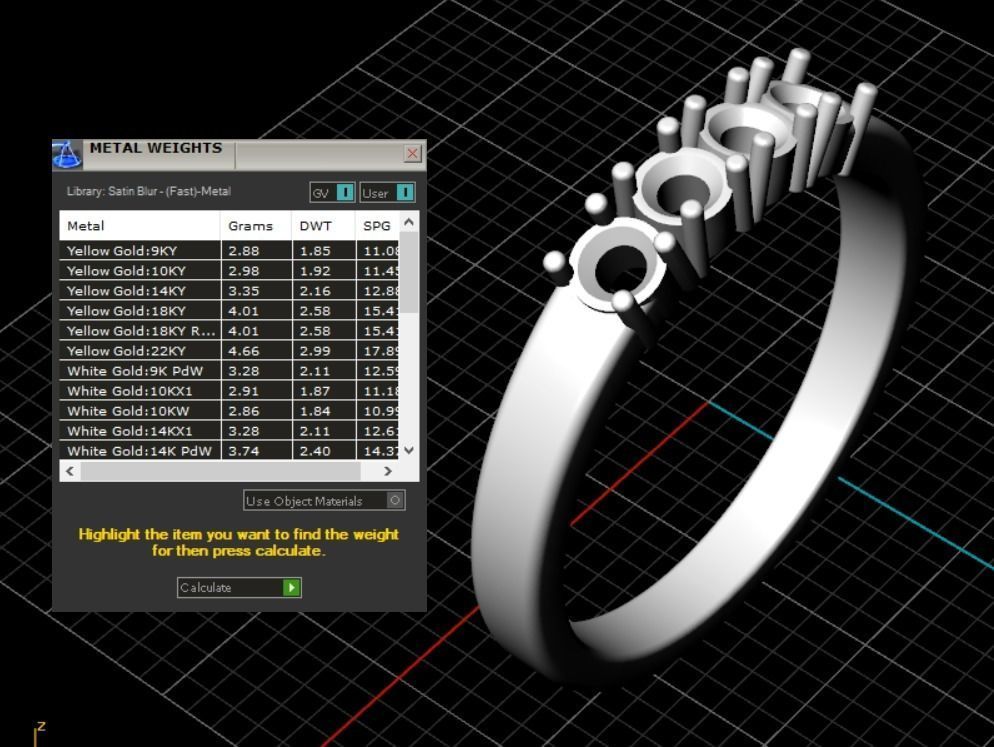 Solitair Ring 3D print model_12