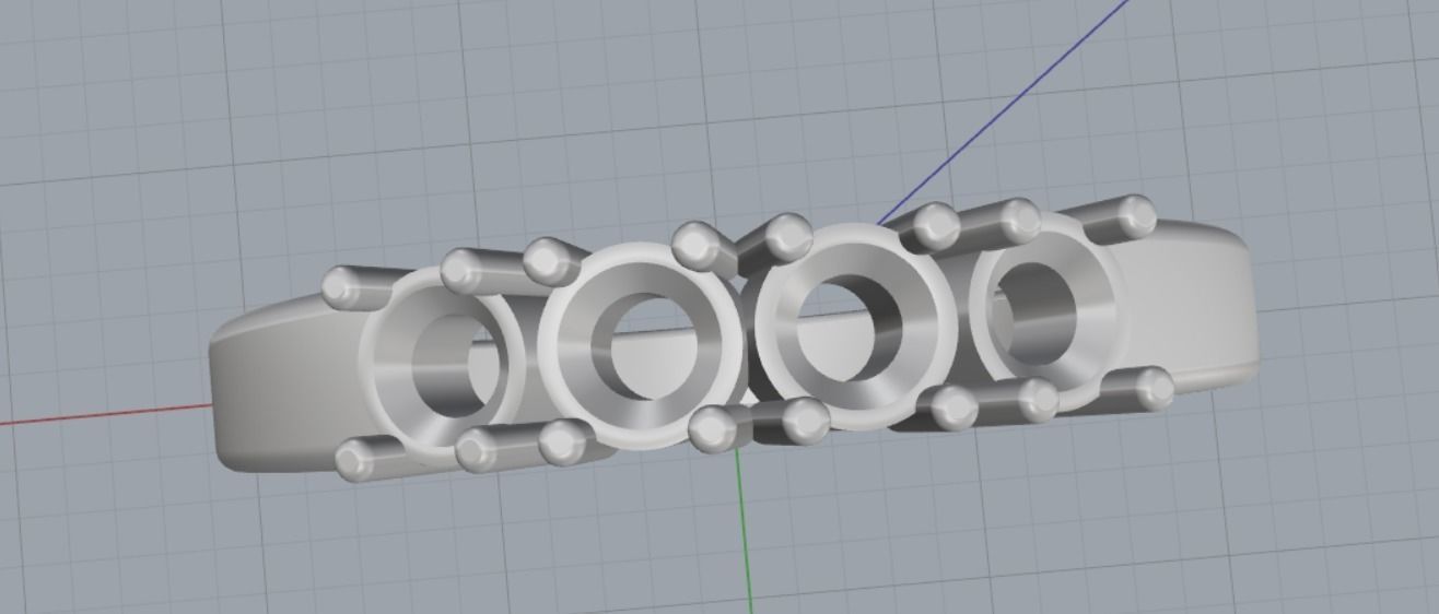 Solitair Ring 3D print model_14