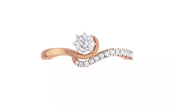 Ultra light wt Women Ring 3dm stl renders details