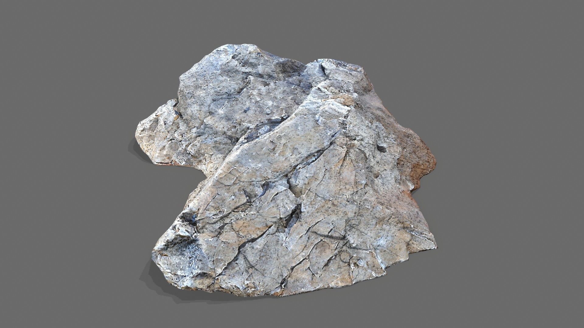 desert rocks Low-poly 3D model_14